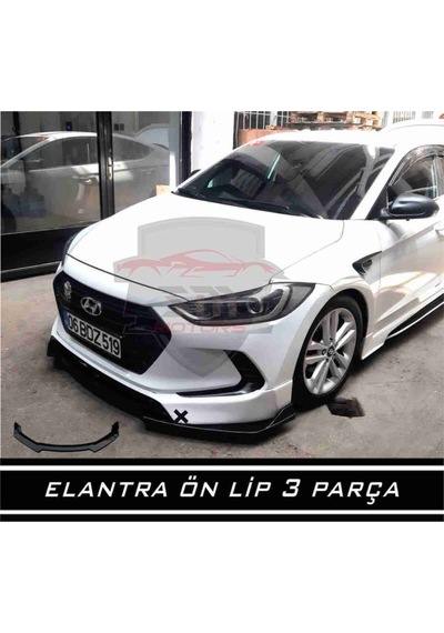 Hyundai Elantra Ön Tampon Eki Bodykit Karlık 3 Parça Lip