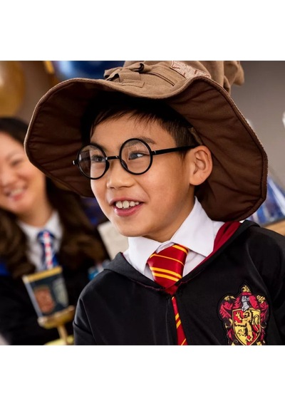 Harry Potter Gryffindor Figür Kostüm Aksesuarı Çocuk Boy Gözlük Siyah Çerçeveli 6 Yaş +