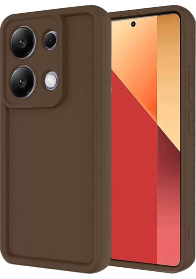 Newface Xiaomi Redmi Note 13 Pro 4g Kılıf Viera Silikon - Kahverengi