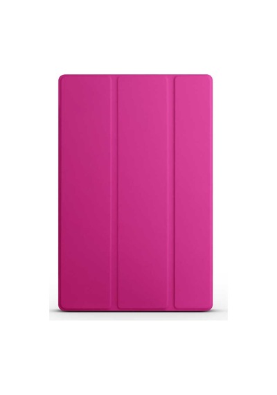 Galaxy Tab A8 10.5 2021 Sm-x200-sm-x205-sm-x207 Uyumlu Smart Cover Standlı 1-1 Tablet Kılıfı - Pembe Koyu - T21255