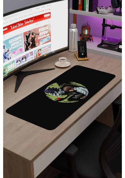 Death Note Anime V5 - 70x30 Xl Gaming Kauçuk Kaymaz Taban Mouse Pad Fare Altlığı