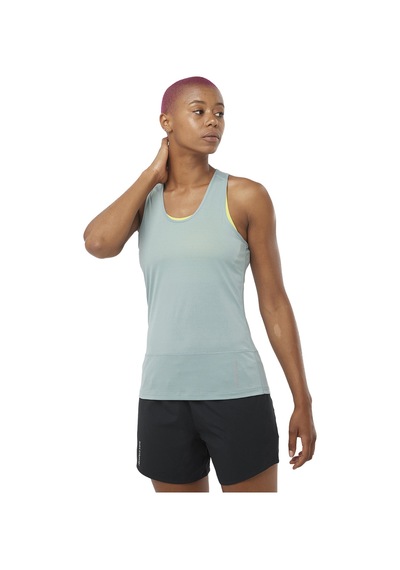 Salomon Cross Run Tank W 25603 Çok Renkli