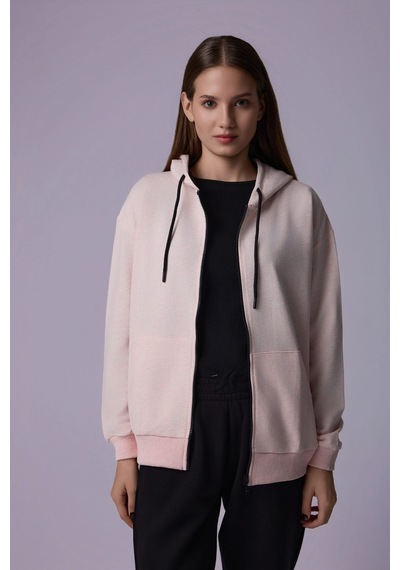 Defys Defy S Kadın Oversize Kapüşonlu Fermuarlı Cepli Sweatshirt Pembe Melanj - 527346818 Pembe Melanj Defys Defy S Kadın Oversize Kapüşonlu Fermuarlı Cepli Sweatshirt Pembe Melanj - 527346818 Pembe Melanj