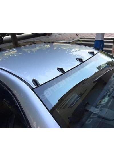 Otomarketin Mini 5 Li Balık Sırtı Anten Siyah
