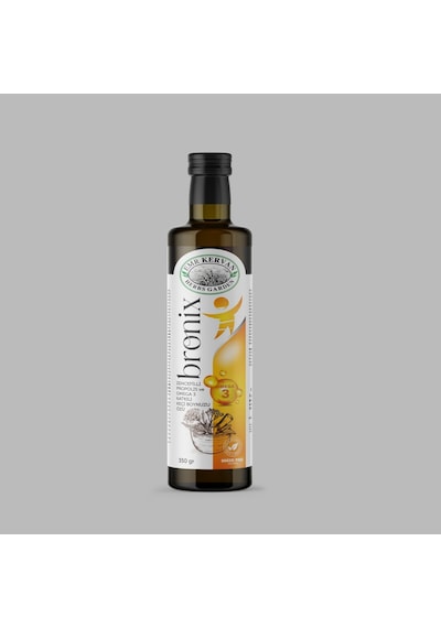 Emr Kervan Bronix Zencefil Propolis ve Omega 3 Katkılı Keçiboynuzu Özü 350 G