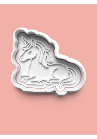 Unicorns Boynuzlu At Kurabiye Kalıbı Ve Şeker Hamuru Kalıbı Diğer