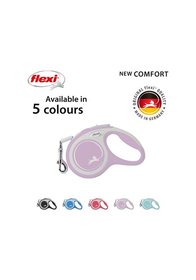 Flexi New Comfort Xs Beden Pembe 3mt Şerit Tasma Çok Renkli