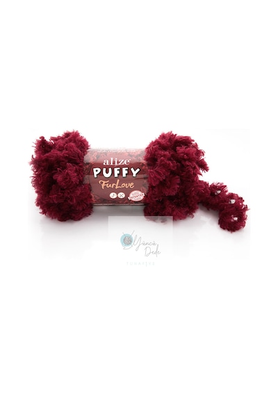 1 Adet Puffy Furlove 107 Elle Örülen Sevgililer Günü Kalpli Yastık Bebek Battaniyesi Örgü Ipi