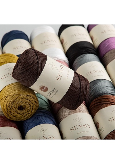 3 Mm - 250 Gr Polyester Makrome Ipi 120 M Polyester Makrome Ip Supla Ip Ve Çanta Ipliği Beyaz Diğer