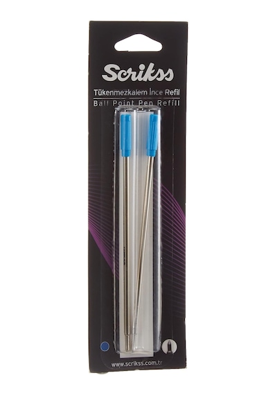 Scrikss 711 Slim Tükenmez Refil Mavi