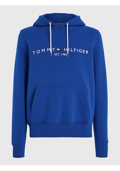 Tommy Hilfiger Kapşonlu Sweatshirt Mavi