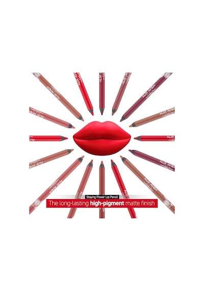 Alıx Avıen Suya Dayanıklı Uzun Süre Kalıcı Yumuşak Dudak Kalemi - Staying Power Lip Pencil 54 Spicy Terracotta Diğer