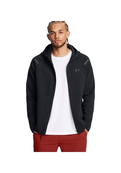Under Armour Unstoppable Fleece Erkek Siyah Kapüşonlu Ceket