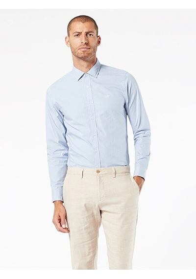 Dockers Refıned Poplın Eoe Delft Erkek Yeşil T-shirt - 28836
