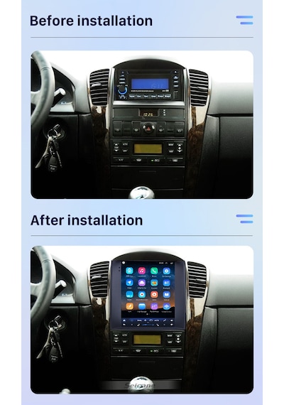 Kıa Sorento Low 2004-2008 Multimedya Navigasyon Usb Kamera Carplayer 6 Ram