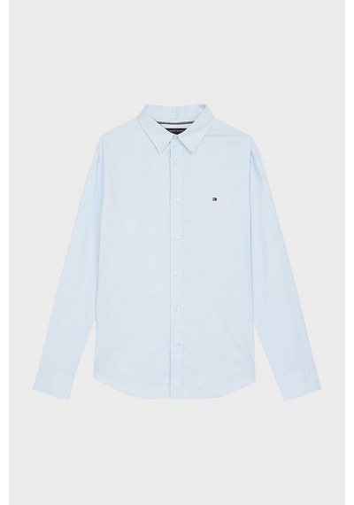 Flex Poplın Kent Collar Sf Shırt Erkek Mavi Gömlek - Mw0mw38137 Mavi