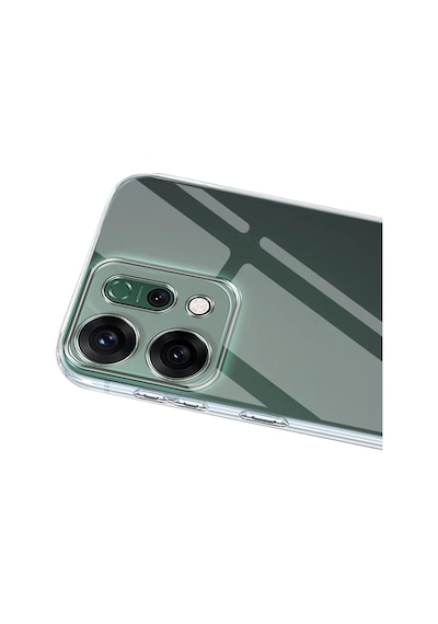 Oppo Reno 14 Kılıf Lüx Şeffaf Silikon - Şeffaf -