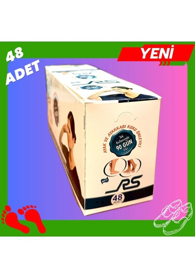 RS Ayak ve Ayakkabı Koku Önleyici Toz 48'li
