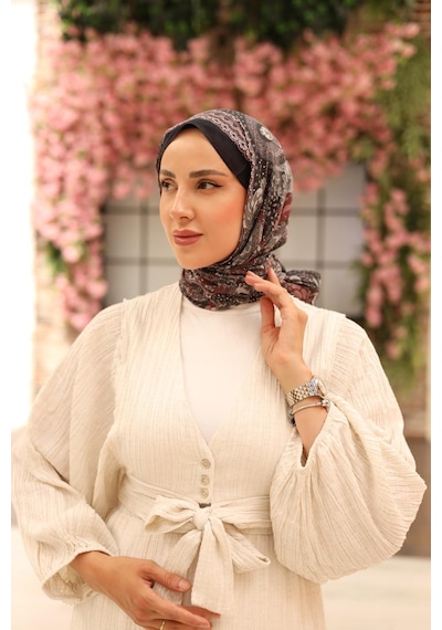 Silk Home Nariya Şal 90001-13 Bordo