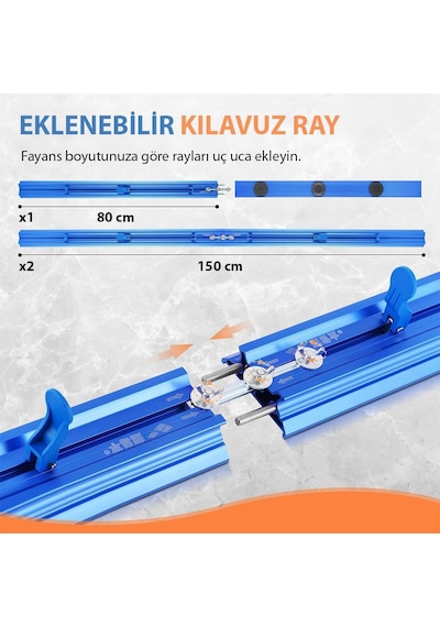 Bt-1580a Portatif Ekstra Uzun Fayans Seramik Kesme 380 Cm