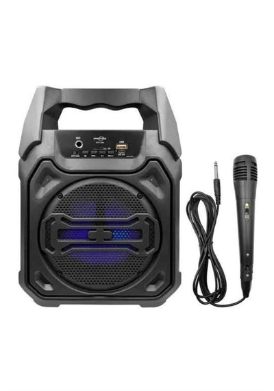 Karaoke Mikrofonlu Fm Radyolu Bluetooth Hoparlör Yüksek Ses Kaliteli - Lisinya