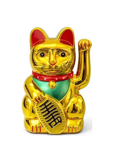 Pilli Sallanan Şans Kedisi - Maneki Neko Alk4525 .