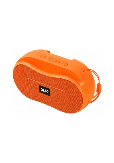 Blic Bls-96 6w Bluetooth Hoparlör Telefon Standlı, 1200mah, Usb Tf Kart Destekli Askılı Taşınabilir Speaker Turuncu-14832