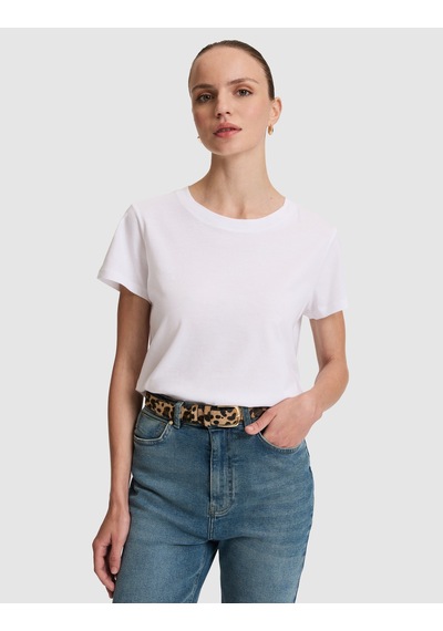Pierre Cardin Kadın Beyaz Tişört Basic 50325474-vr013