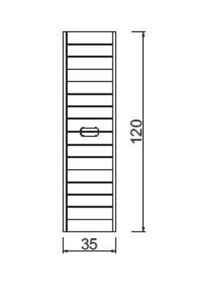 Denko Mostar 35 Cm Mdf Ve Beyaz Lake Banyo Boy Dolabı, Çamaşırlık Beyaz Denko Mostar 35 Cm Mdf Ve Beyaz Lake Banyo Boy Dolabı, Çamaşırlık Beyaz