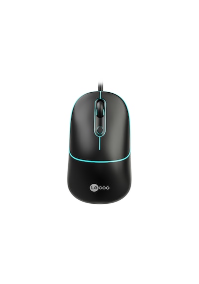 Lecoo MS110 USB Kablolu RGB 2400DPI 4 Tuşlu Sessiz Click Optik Mouse