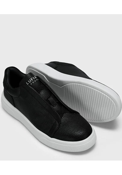 Lufian Dante Siyah Sneaker Erkek Deri Ayakkabı