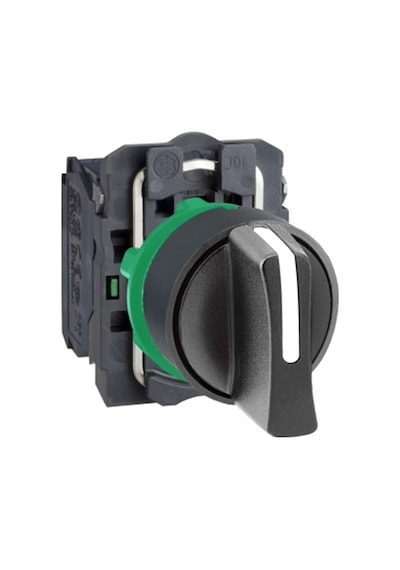 Schneider Electric XB5AD33 Siyah Mandal Buton Ø22 3 Konumlu Sabit 2NA