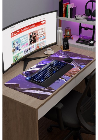 Candace Genshin Impact Anime Gacha V2 - 90x40 Xxl Gaming Mouse Pad Fare Altlığı
