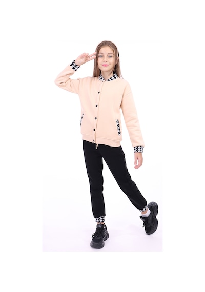 Toontoy Kids Toontoy Kız Çocuk Kolej Eşofman Takım Bej