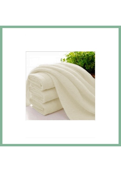 Bşkvirgo Banyo Havlusu Kadife Otel Ve Banyo Havlusu 70 X 140cm Krem Bsk2026