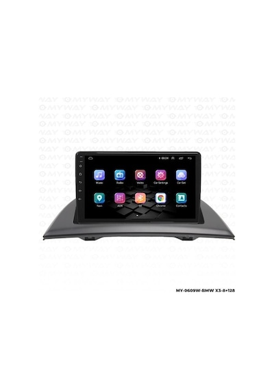 Myway Bmw X3 Android Multimedya Carplay Navigasyon Ekran - 8gb Ram+128 Gb Hdd - Myway