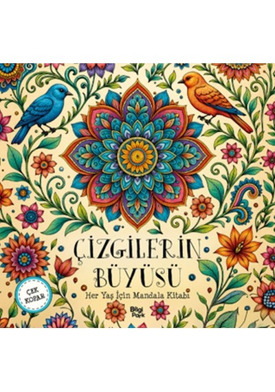 Çizgilerin Büyüsü Her Yaş İçin Mandala - Çek Kopar
