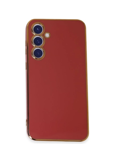 Samsung Galaxy S23 Fe Uyumlu Kılıf Volet Silikon - Kırmızı
