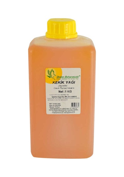 Kekik Yağı Seyreltik Pet Bidon 1000 Gr