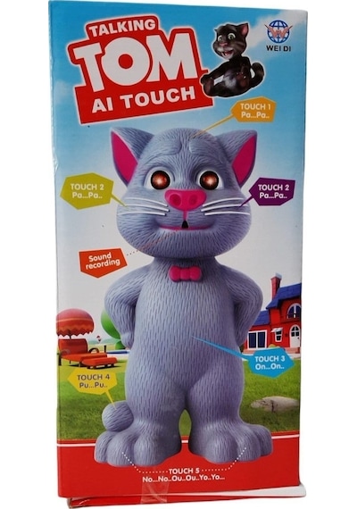 Oyuncak Konuşan Kedi Tom Ses Kaydeden Müzikli 23 Cm Talking Tom C