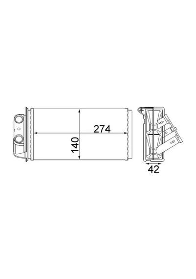Fiat Palio Kalorifer Petegi 1.3 Multijet 2004-2012 Mahle Ah215000s