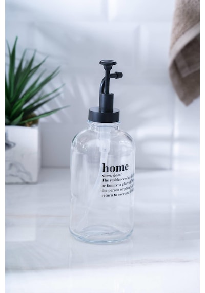 Acar Louvre Cam Sıvı Sabunluk - 500 Ml Şeffaf
