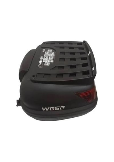 Wogen Motosiklet Arka Çantası 52 Lt Üst Bagaj + Sırt Dayama Siyah