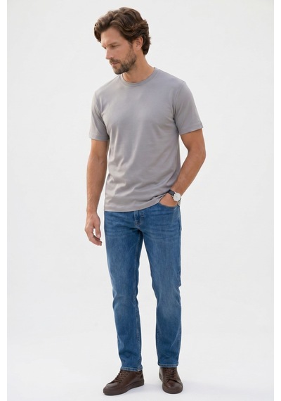 Tudors Erkek Regular Fit Klasik Kesim Ekstra Soft Modal Kumaş Bisiklet Yaka Kısa Kollu Gri Tişört-50821 Tudors Erkek Regular Fit Klasik Kesim Ekstra Soft Modal Kumaş Bisiklet Yaka Kısa Kollu Gri Tişört-50821