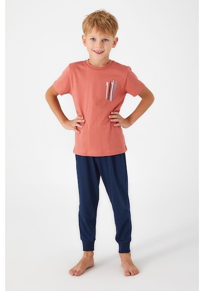 Roly Poly 3019 Afterwave Erkek Çocuk Kısa Kol Pijama Takım 001