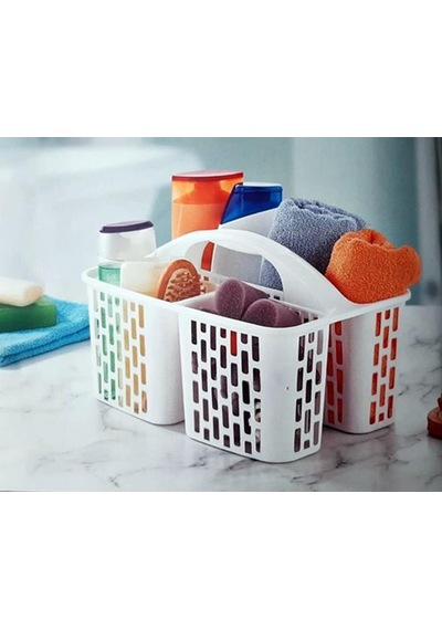 Geseus Taşıma Saplı Buzdolabı.mutfak.banyo Duzenleyici Organızer Beyaz