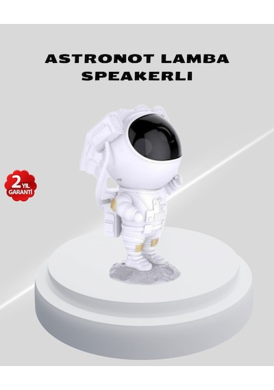 Astronot Yıldız Projeksiyon Lambası 8 Efektli Uzaktan Kumandalı Gece Işığı Belirtilmemiş