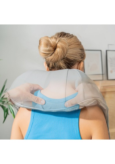 Innovagoods Boyun Ve Omuz Masaj Aleti, Shiatsu, Isı Fonksiyonlu Elektrikli Boyun Masaj Aleti, 2 Yoğunluk Seviyesi, 2 Dönen Ergonomik Başlık, Boyun, Sırt İçin İdeal Innovagoods Boyun Ve Omuz Masaj Aleti, Shiatsu, Isı Fonksiyonlu Elektrikli Boyun Masaj Aleti, 2 Yoğunluk Seviyesi, 2 Dönen Ergonomik Başlık, Boyun, Sırt İçin İdeal