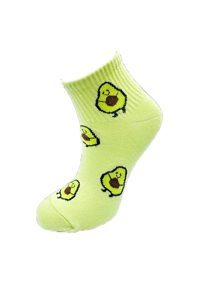 Pazariz Pazarız Rengarenk Çoraplar Soket Çorap Gökkuşağı Paketi Yeşil 2