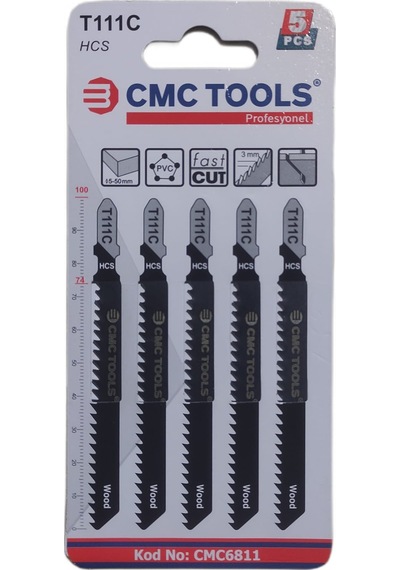 Cmc Tools T111C Ağaç Depukaj Testere Bıçağı 5'li Paket